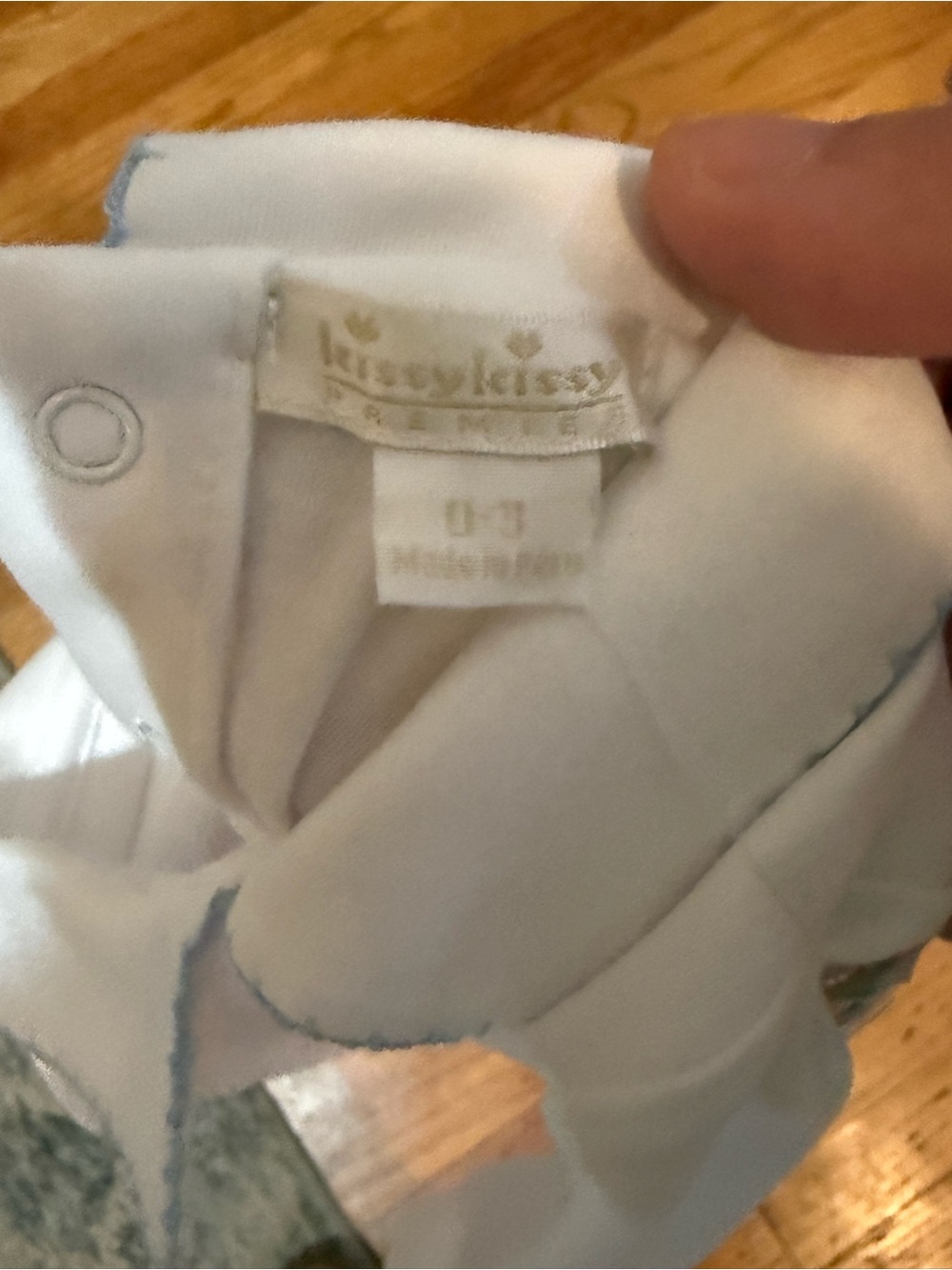 NWT Kissy Kissy Pima cotton baby footie and jacket sz: 0-3m - Picture 5 of 5